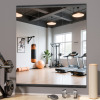Ebern Designs Rectangle Full Length Metal Wall Mirror Set Home Gym Mirror with Tempered Glasses (3 Panels) 55" &times; 17" Each, New In Box $499