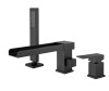 Rbrohant Single Handle Deck-Mounted Tub Filler with Hand Shower and Certified Valve Similar to Picture New In Box $499