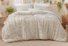 Bedsure Tufted Boho Queen Comforter Set &ndash; 3-Piece Beige Shabby Bedding?Farmhouse Jacquard Bed Set with Embroidery, All-Season Softness $299