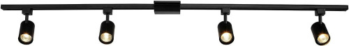 Globe Electric 59738 Tribeca 4-Light 56" Track Lighting Kit, Matte Black, Bulb Not Included $299