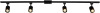 Globe Electric 59738 Tribeca 4-Light 56" Track Lighting Kit, Matte Black, Bulb Not Included $299
