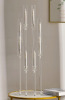 The Holiday Aisle&reg; 8 Arms Clear Candlesticks Holder For Wedding Decorations Arcylic LED Candle Holder With Shade New Open Box $199