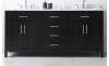 Ove Decors Tahoe 72" Free Standing Double Basin Vanity Set with Cabinet and Cultured Marble Vanity Top New in Box $3199