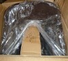 Everly Quinn 19" Seat Height Upholstered Chenille Dining Armchair in Dark Brown New in Box $499 - 2