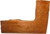 Inbox Zero Modern and simple corner L-shaped desk with drawers in Brown $399 - 2