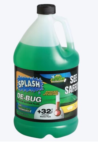 SPLASH 1-Gallon Windshield Washer Fluid New