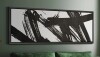 IDEA4WALL BAW "Dynamic Black And White Abstract Modern Art Relax Calm Warm" 20" H x 60" W New In Box $299