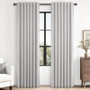 Latitude Run&reg; Linen Blackout Curtains, Pinch Pleat Back Tab Full Blackout Drapes Farmhouse Boho Curtains for Window (Pair) 132cm 243cm $99