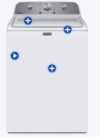 Maytag Deep Fill High Efficiency Agitator Large ( 4.5-cu ft ) Top-Load Washer ( White ) New $999