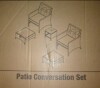 PamaPic 5-Pieces Wicker Patio Furniture Set Outdoor Patio Chair with Ottoman, Gray Cushions $699 - 2