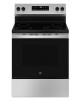 GE - 30 in. Wide 4 Elements 5.3 Cu. Ft. Freestanding Electric Range with Self-Clean and Steam Clean Option and Built-In Wi-Fi - Stainless Steel New in Box $1999