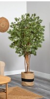 Primrue 72'' Faux Maple Tree in Planter New in Box $499