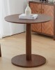 Latitude Run Haben Round Pedestal Dining Table in Walnut New in Box $399