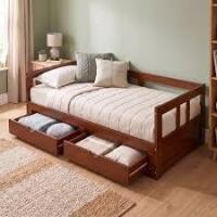Alaterre Furniture Melody Twin to King Extendable Day Bed with Storage New in Box $499
