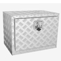 VEVOR Underbody Truck Box, 24"&times;17"&times;18" Pickup Storage Box, Heavy Duty Aluminum Diamond Plate Tool Box with Lock and Keys, Waterproof Trailer Storage Box with T-Handle Latch for Truck, Van, Trailer New in Box $499