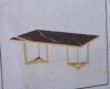 Povision 71"Bura Modern Faux Marble Dining Table For 6 (2 Boxes) New in Box $2099 - 2