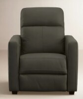 Flexsteel Broadway 34" Leather Power Club Recliner New in Box $2499