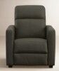 Flexsteel Broadway 34" Leather Power Club Recliner New in Box $2499