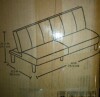 Ebern Designs Convertible Folding Futon Sofa Bed With 6-position Adjustable Backrest Cushion $599 - 2
