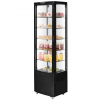 VEVOR Refrigerated Display Case, 9.8 Cu.Ft./278L Large Pastry Display Case, 5-Tier Commercial Display Refrigerator with LED Lighting, TURBO Cooling, Frost-Free Air-Cooling, for Bakery, $1,399