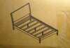 DHP Dacin Wood Bed Frame with Upholstered Headboard, Queen, Beige, Linen, (2 Boxes), New in Box $499 - 2
