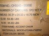 Charlton Home Duward Upholstered Beige Button Tufted Wingback Accent Chair with Rolled Arm and Thick Padded Cushion, New in Box $399 - 2