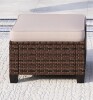 Lark Manor&trade; Salem Wicker Outdoor Patio Ottoman New In Box $299