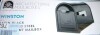 Architectural Mailboxes Winston Post Mount Mailbox, Black, Medium New Shelf Pull $89 - 2