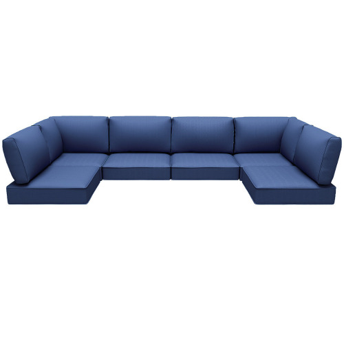 Hokku Designs Outdoor Replacement Cushions for Patio Furniture,Water-Resistant Sofa Cushions for Rattan Wicker Sectional Patio Conversation Sets, 14-Piece Outdoor Couch Cushions Patio Sofa Cushions New Open Box $299