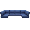 Hokku Designs Outdoor Replacement Cushions for Patio Furniture,Water-Resistant Sofa Cushions for Rattan Wicker Sectional Patio Conversation Sets, 14-Piece Outdoor Couch Cushions Patio Sofa Cushions New Open Box $299