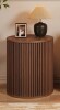 Latitude Run&reg; Fluted Round End Table New In Box $299