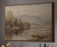Winston Porter "Vintage Landscape - DCLI" Canvas, 24" x 36" New In Box $199