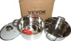 VEVOR Steamer Pot, 8.66in/22cm Steamer Pot for Cooking with 3QT Stock Pot and Vegetable Steamer, Large Capacity Stainless Steel Food Steamer Cookware with Lid for Gas Electric Induction Grill Stove New In Box $79 - 2