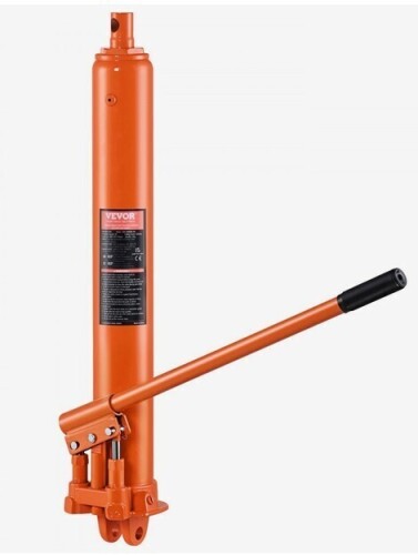 VEVOR Hydraulic Long Ram Jack, 8 Ton Engine Hoist Cylinder with Double Piston Pump And Clevis Base, Hydraulic Ram Cylinder for Engine Lift Hoists, Hydraulic Garage/Shop Cranes, Mechanical, Farm New In Box $99