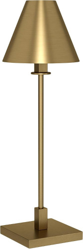 Henn&Hart 28" Tall Table Lamp with Metal Shade in Brass/Brass New In Box $199