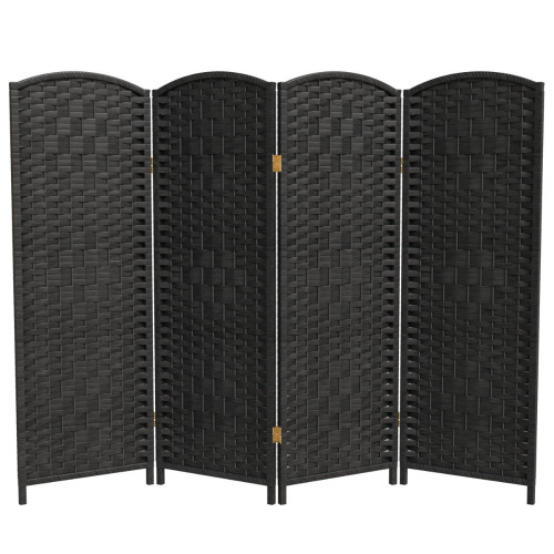Red Barrel Studio&reg; Short Diamond Weave Folding Screen, 23.5'' H X 63'' W X 0.75'' D New In Box $299