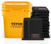 VEVOR Flood Barriers, Water Flood Dam Bags 5 Pack, Water Barriers for Flooding with Plastic Bucket, Water Activated Flood Barriers for Home, Doorway, Driveway (10ft x 6in) New In Box $199