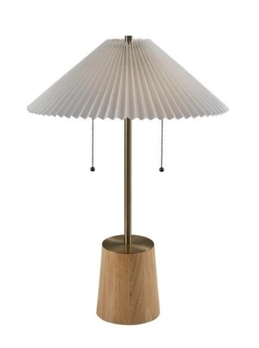 Adesso Ophelia Table Lamp in Antique Brass (9402-21) $299