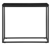 Euro Style Teresa 36" Console Table in High Gloss Black with Matte Black Base New In Box $299