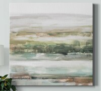 Red Barrel Studio&reg; "Early Fall Flowers II" Canvas, 24" x 24" New In Box $199