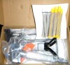 VEVOR Airless Paint Spray Gun 3600PSI High Pressure Airless Paint Sprayer Gun with 5 Tips 211 315 417 517 623 Swivel Joint Airless Spray Gun Kit with Filters Cleaning Needle and Brush New In Box $99 - 2