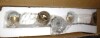 George Oliver 4-Light Dimmable LED Seeded Glass Globe Vanity Light New In Box $299 - 2