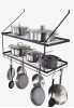 VEVOR Pot Rack Wall Mounted, 30 inch Pot and Pan Hanging Rack, Pot and Pan Hanger with 12 S Hooks, 55 lbs Loading Weight, Ideal for Pans, Utensils, Cookware in Kitchen New In Box $89