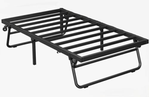 Wrought Studio Merrylee Pop Up Trundle for Daybed, Metal 15.6'' H X 74.5'' W X 38.5'' L Trundle in Black New In Box $399