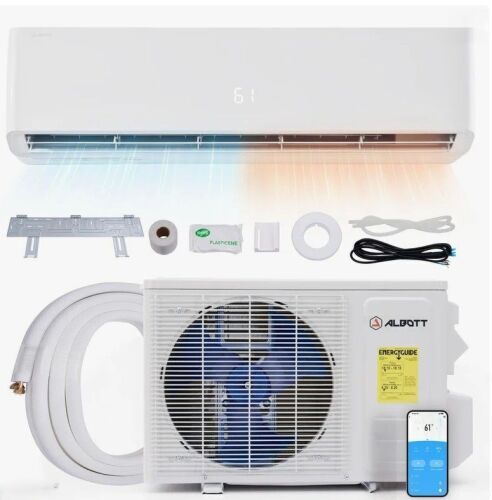Albott Mini Split Air Conditioner and Heater, 36,000 BTU, SEER2 18, 220V Inverter Energy-Efficient AC with Self-Cleaning, APP Control, Easy Installation, Cools up to 2500 Sq.Ft. P000007767WFYYGL01 (Outdoor Unit Only) New in Box $1999