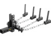 VEVOR Weight Distribution Hitch, 1000 lb Tongue Capacity Load Leveling Hitch with Sway Control, 2" Ball & 4" Drop/Rise & 4 Chains & Universal Frame Bracket, No-Bounce No-Sway Trailer Towing New In Box $299