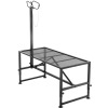 VEVOR Metal Frame Livestock Trimming Stand with Straight Head Piece - Black New Open Box $299