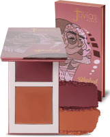 Juvia's Place Duo Blush Volume 1 - Matte Powder Blush for Cheeks Makeup Highly Pigmented, Two Tone Make Up Powder Blush with Buildable Color for Natural or Bold Looks New In Box