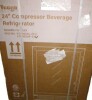 Yeego 24" 180 Can Beverage Refrigerator Cooler, 34-54 ?, Built-in Beverage Fridge, Glass Door, Stainless Steel, New in Box $799 - 2