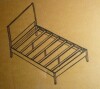 DHP Dacin Wood Bed Frame with Upholstered Headboard, Queen, Beige, Linen, (2 Boxes), New in Box $499 - 2